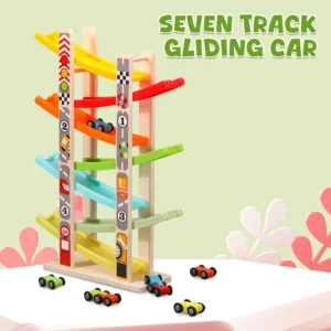Wooden Racing Ramp Toy