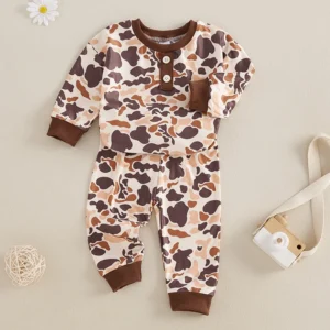 Infant Camo Outfit Set