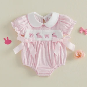 Baby Girl Easter Romper